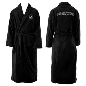 AFL Long Sleeve Bath Robe - Collingwood Magpies - Dressing Gown - Adult