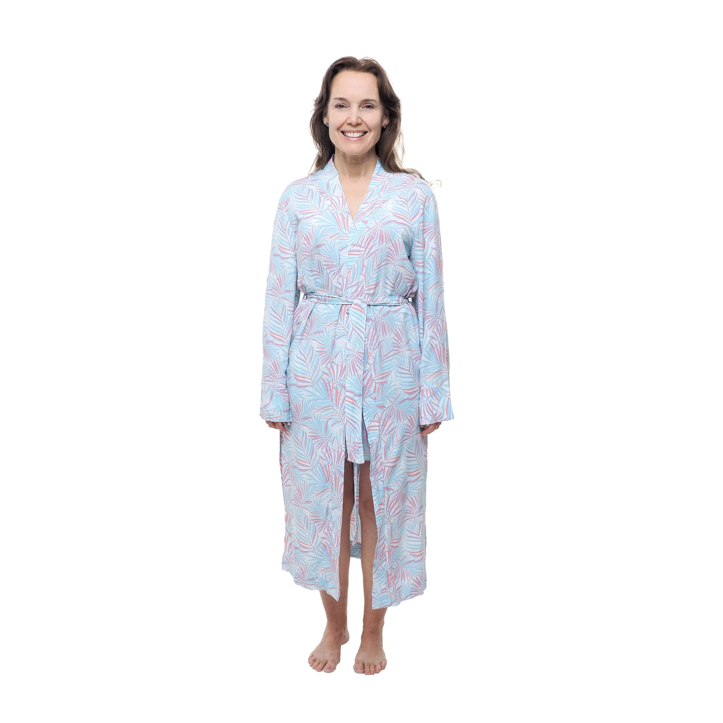 AOP CHALLIS ROBE