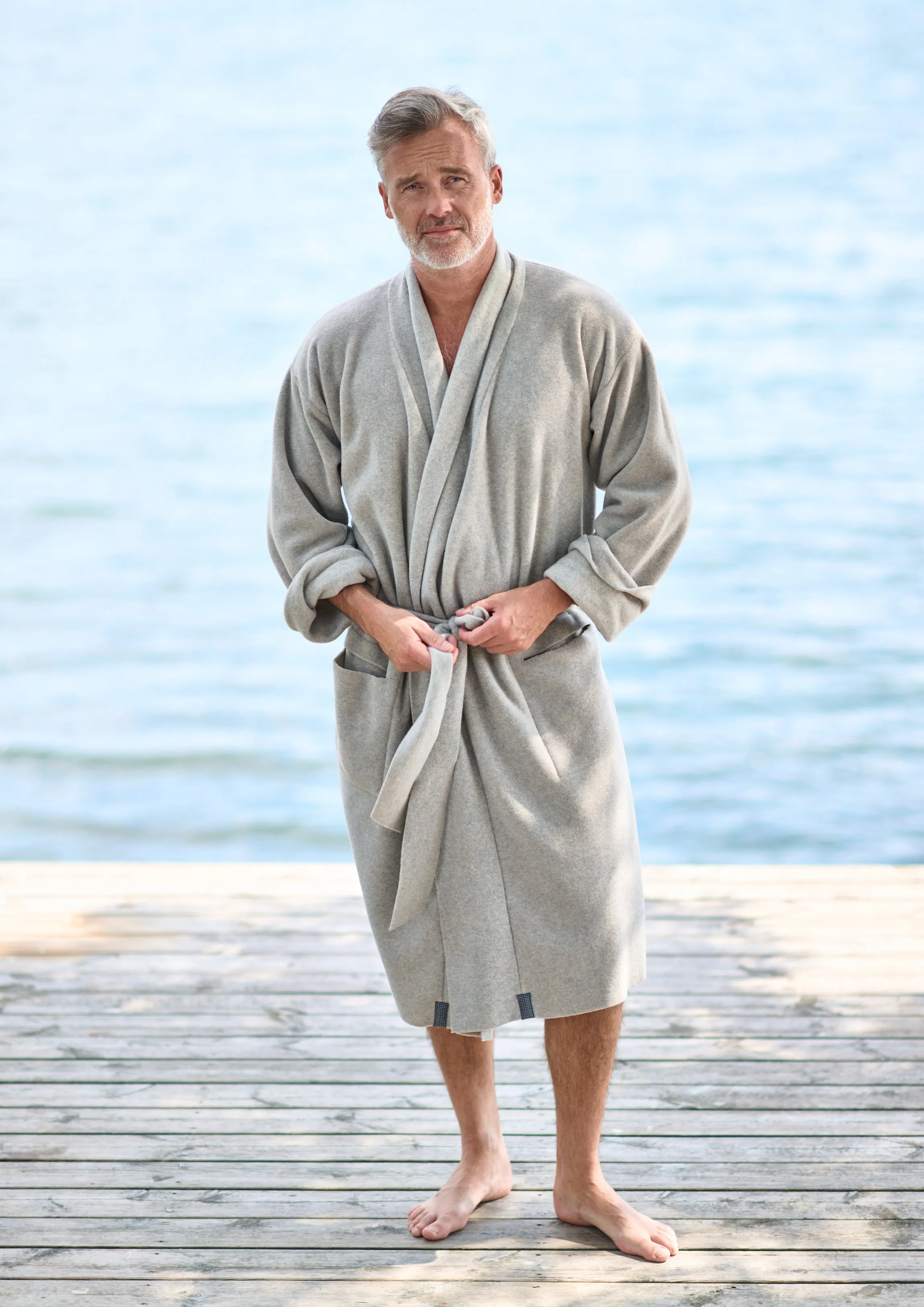 BATHROBE MEN - 1009C - SAND