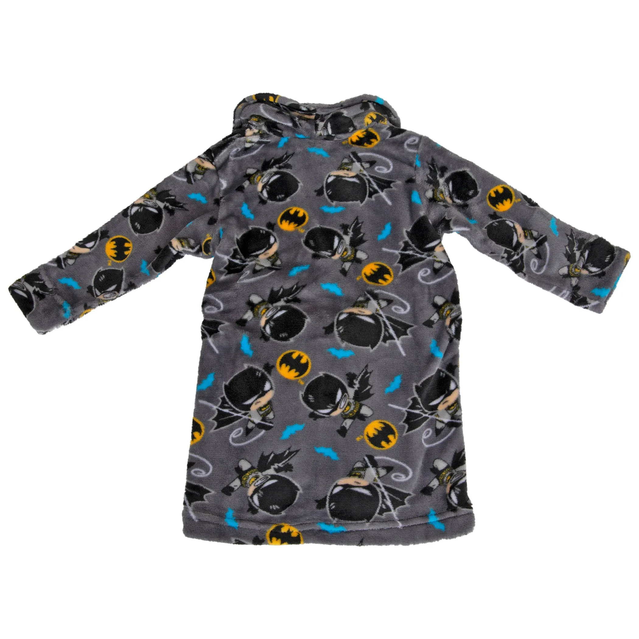 Batman Character and Logos Velvet Fleece Toddler Robe