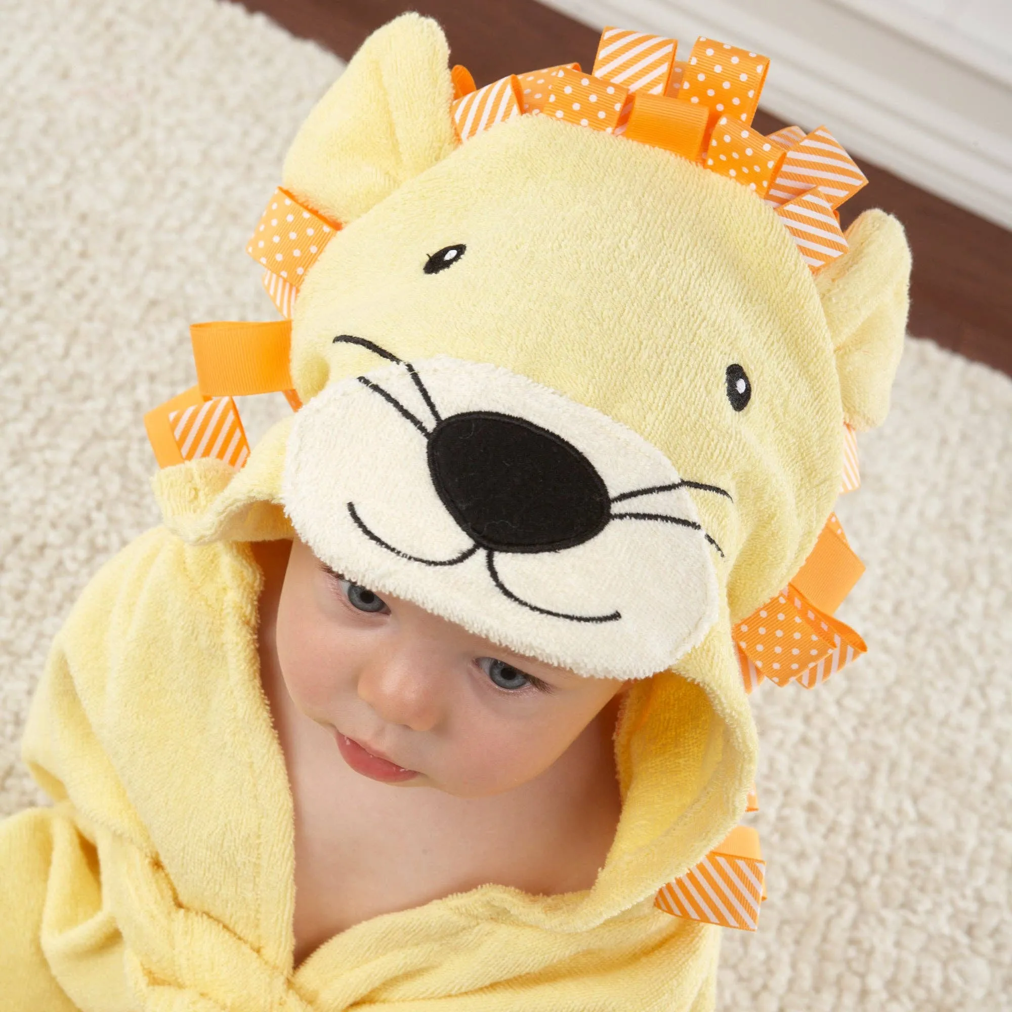 Big Top Bath Time Lion Hooded Spa Robe