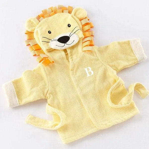 Big Top Bath Time Lion Hooded Spa Robe