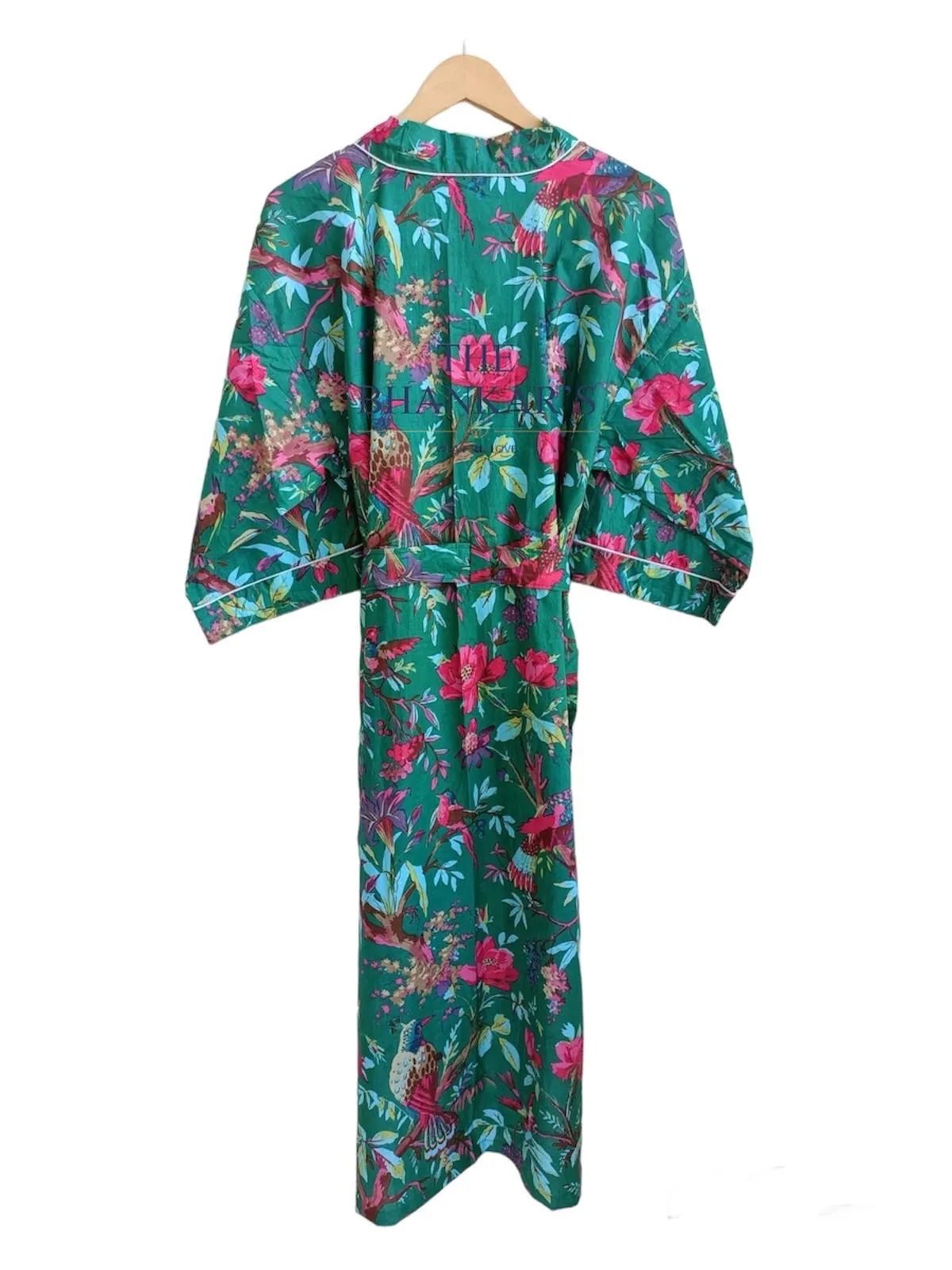 Bird Print - Kimono Robe