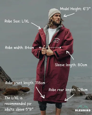 Bleubird Nordic Robe (Maroon)