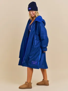 Cartel x Monday Bliss Winterswim Changing Robe Navy Blue