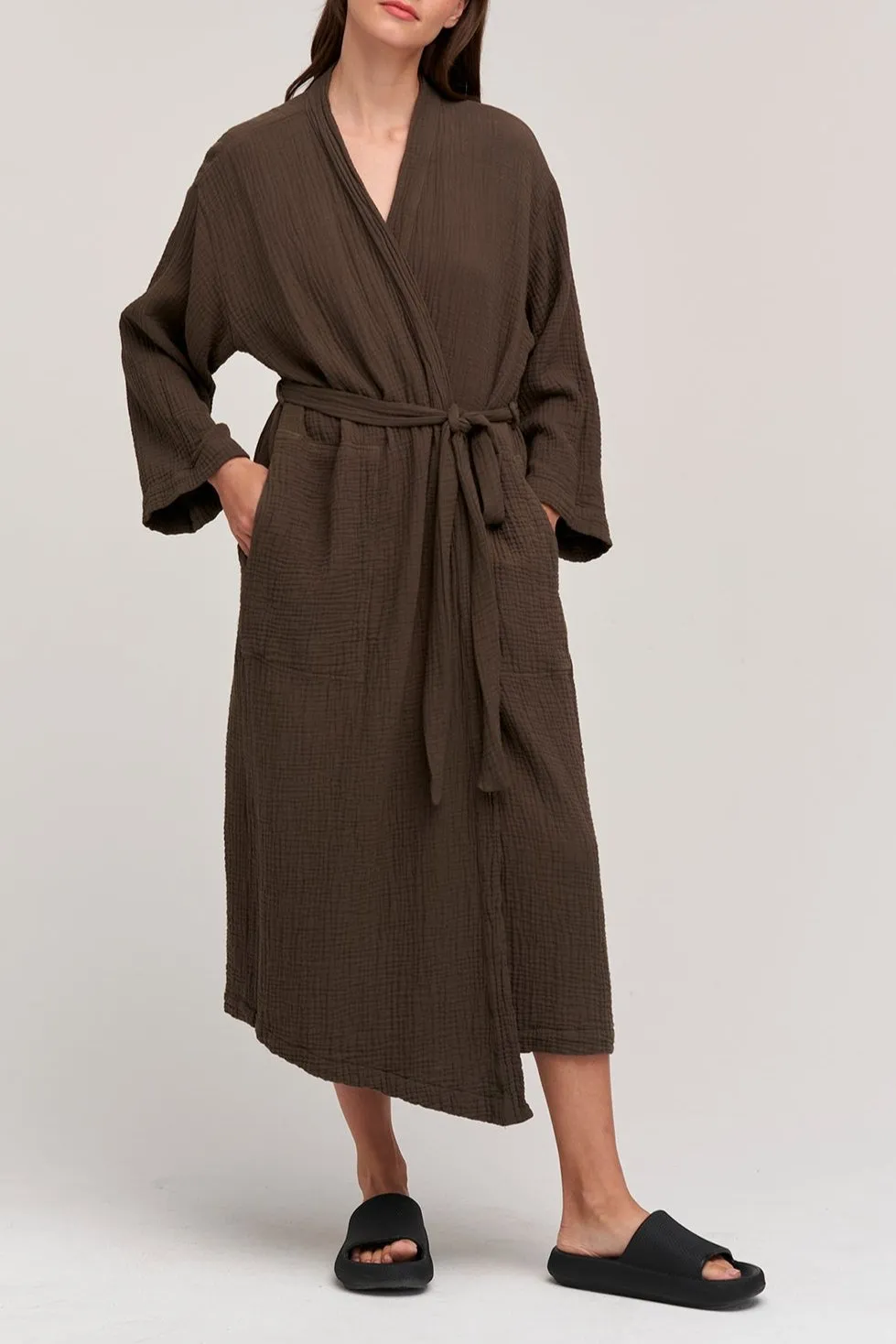 COTTON GAUZE ROBE