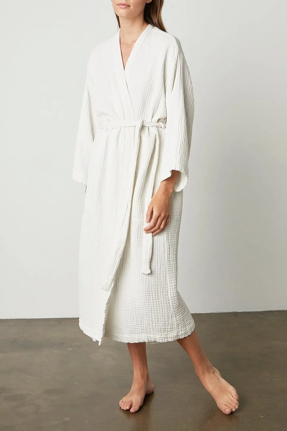 COTTON GAUZE ROBE