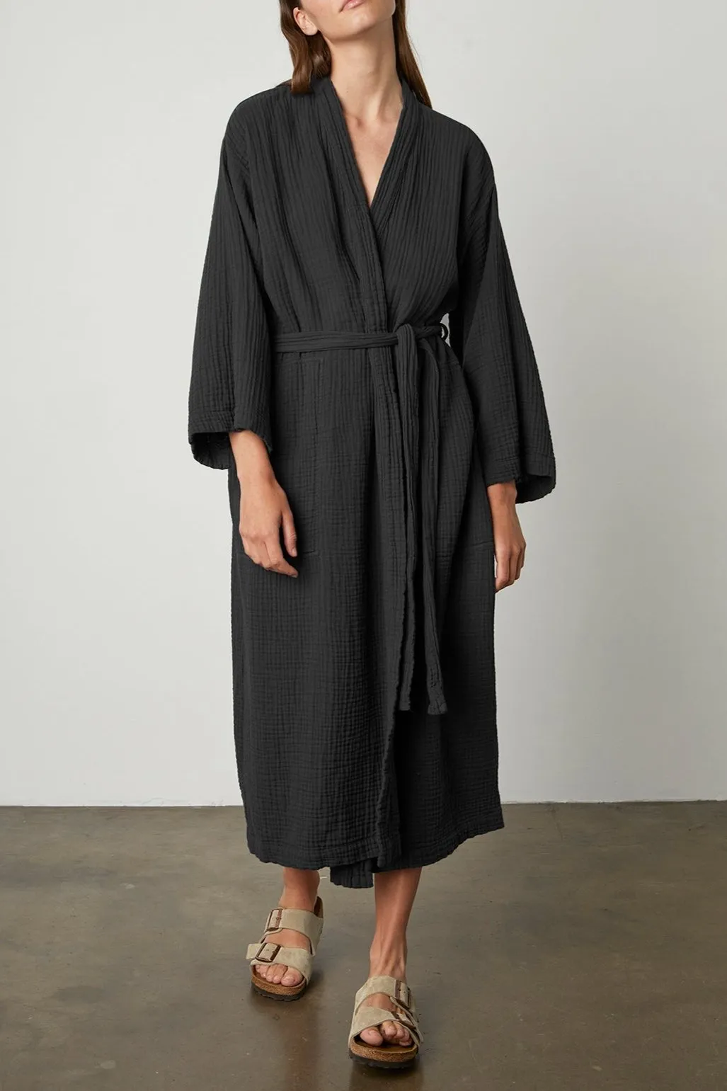 COTTON GAUZE ROBE