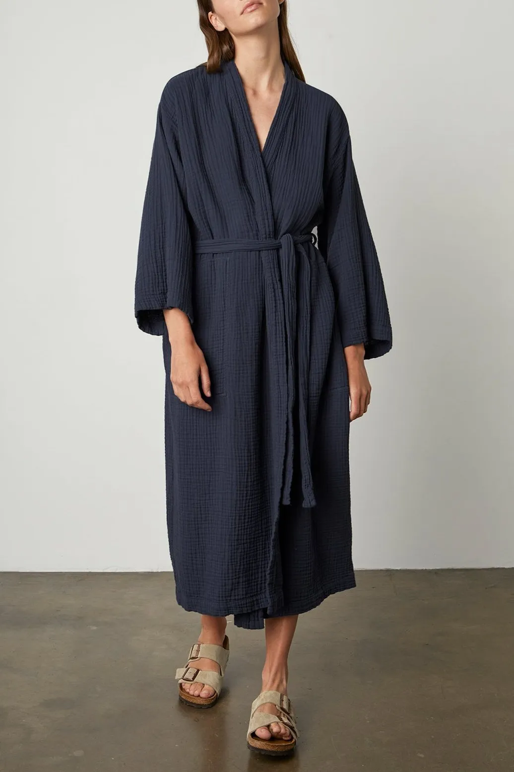 COTTON GAUZE ROBE