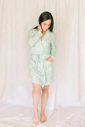 Cozy Teal Family Robe II