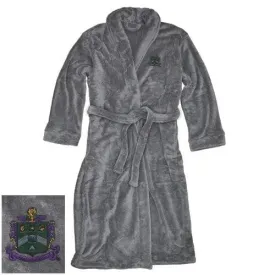 Delta Sig Charcoal Ultra Soft Robe