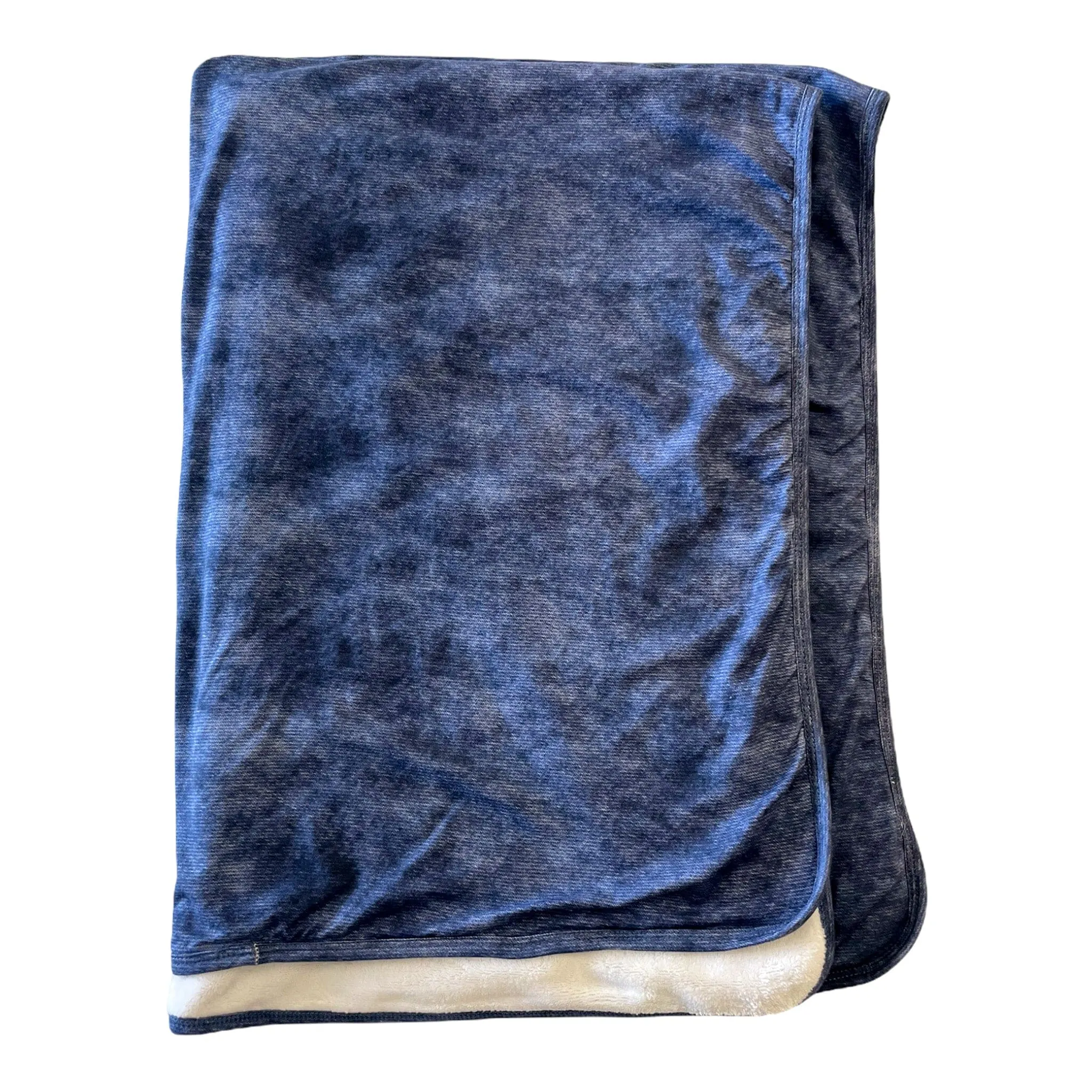 Denim Plush Swaddle