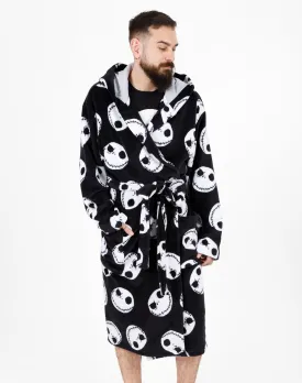 Disney The Nightmare Before Christmas Jack Skellington Dressing Gown - Mens - Black