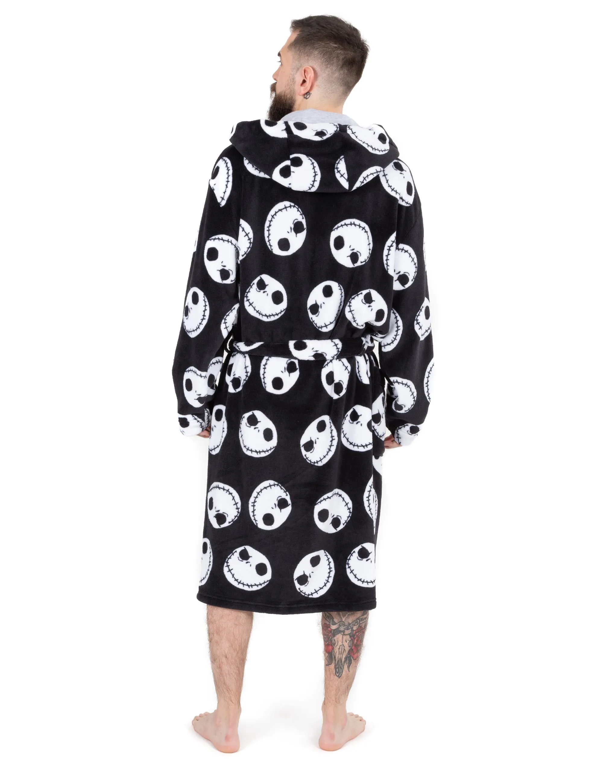 Disney The Nightmare Before Christmas Jack Skellington Dressing Gown - Mens - Black