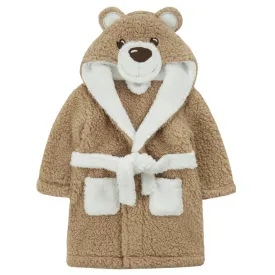 Dressing Gown with Cute Teddy Bear Face and Ears