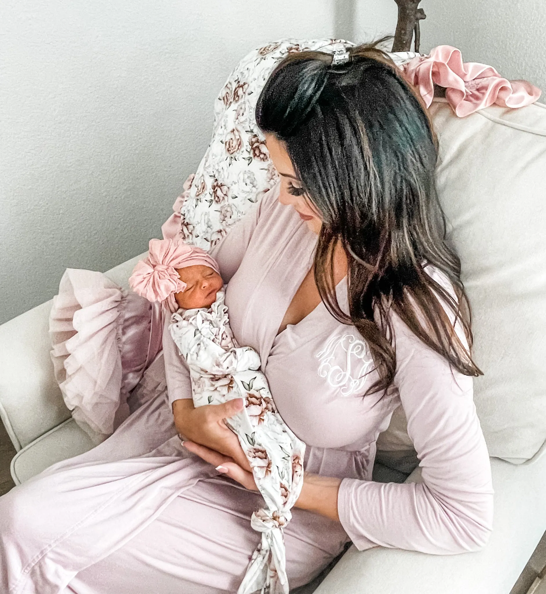 Dusty Mauve Mommy Robe