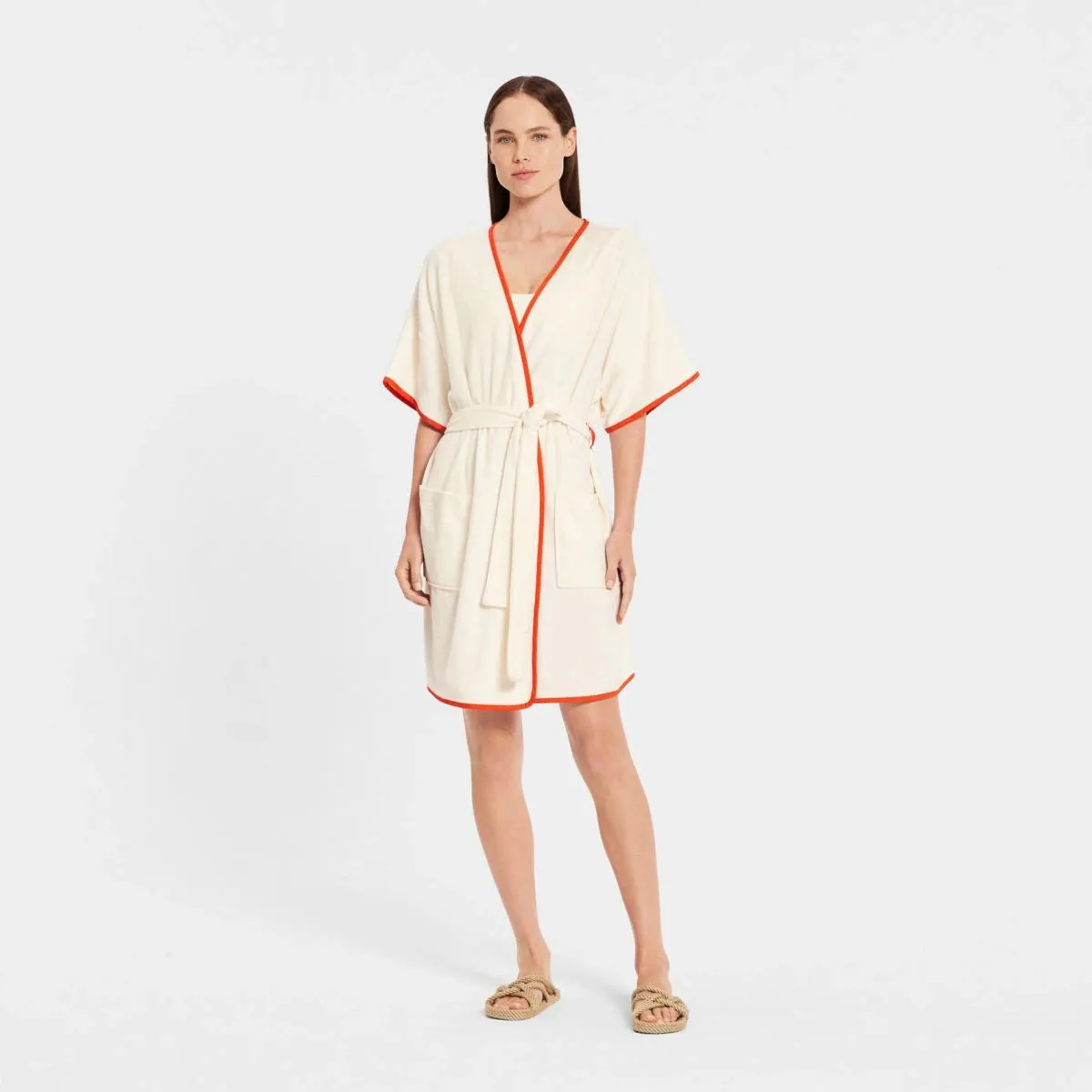 Freddie Robe in Salt by Sheridan