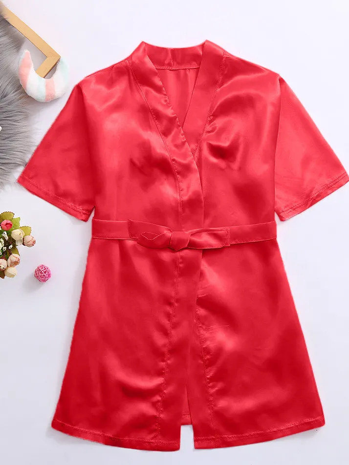 Girls Birthday Girl" Satin Robe