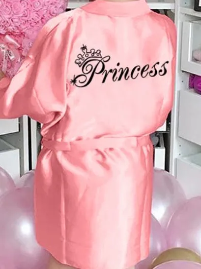 Girls Birthday Girl" Satin Robe