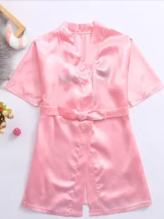 Girls Birthday Girl" Satin Robe