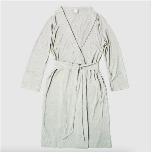 goumikids Viscose Organic Cotton Women's Robe (Storm Gray)