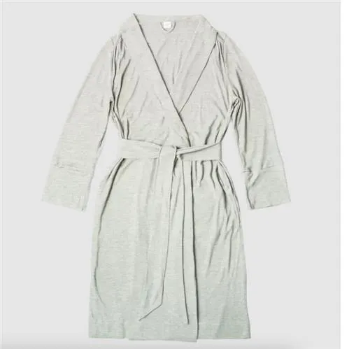 goumikids Viscose Organic Cotton Women's Robe (Storm Gray)