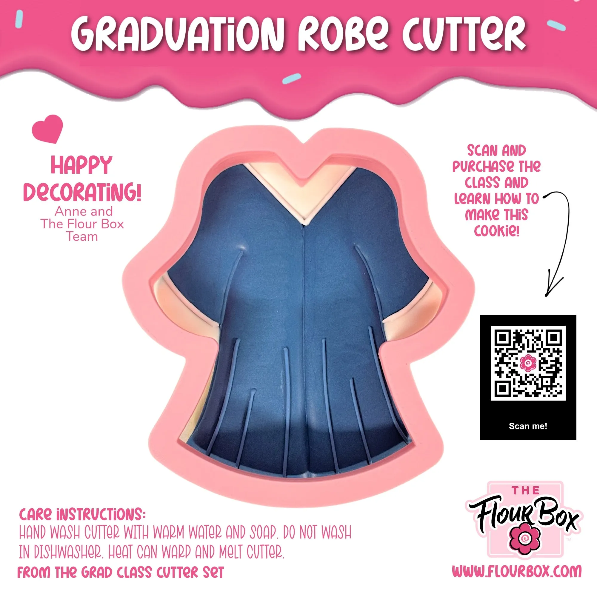 Graduation Robe Cookie Cutter