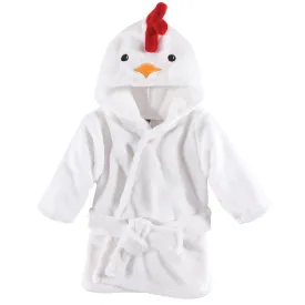 Hudson Baby Plush Animal Face Bathrobe, Chicken