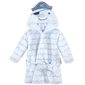 Hudson Baby Plush Animal Face Bathrobe, Narwhal