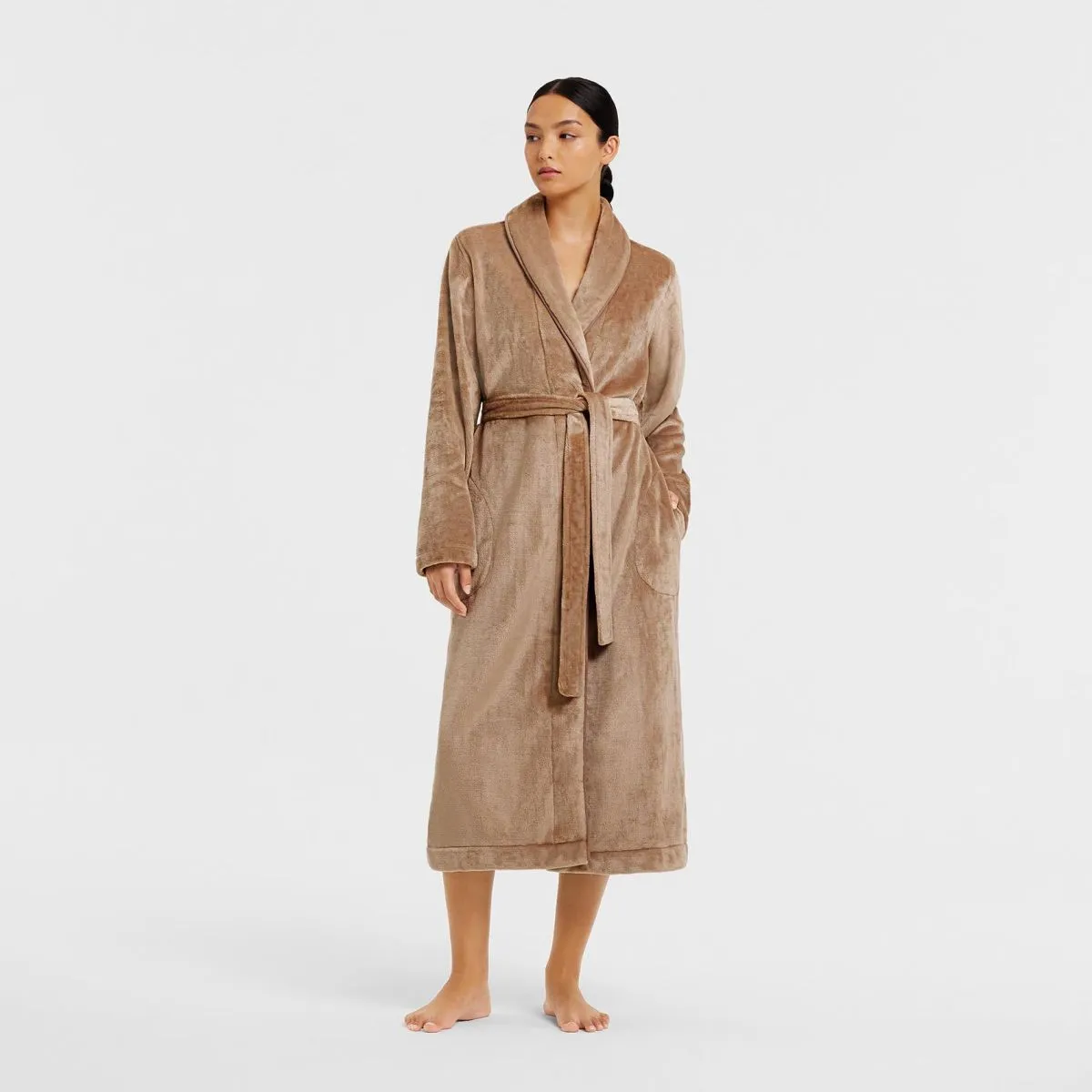 Kerrabee Bath Robe MOCHA by Sheridan