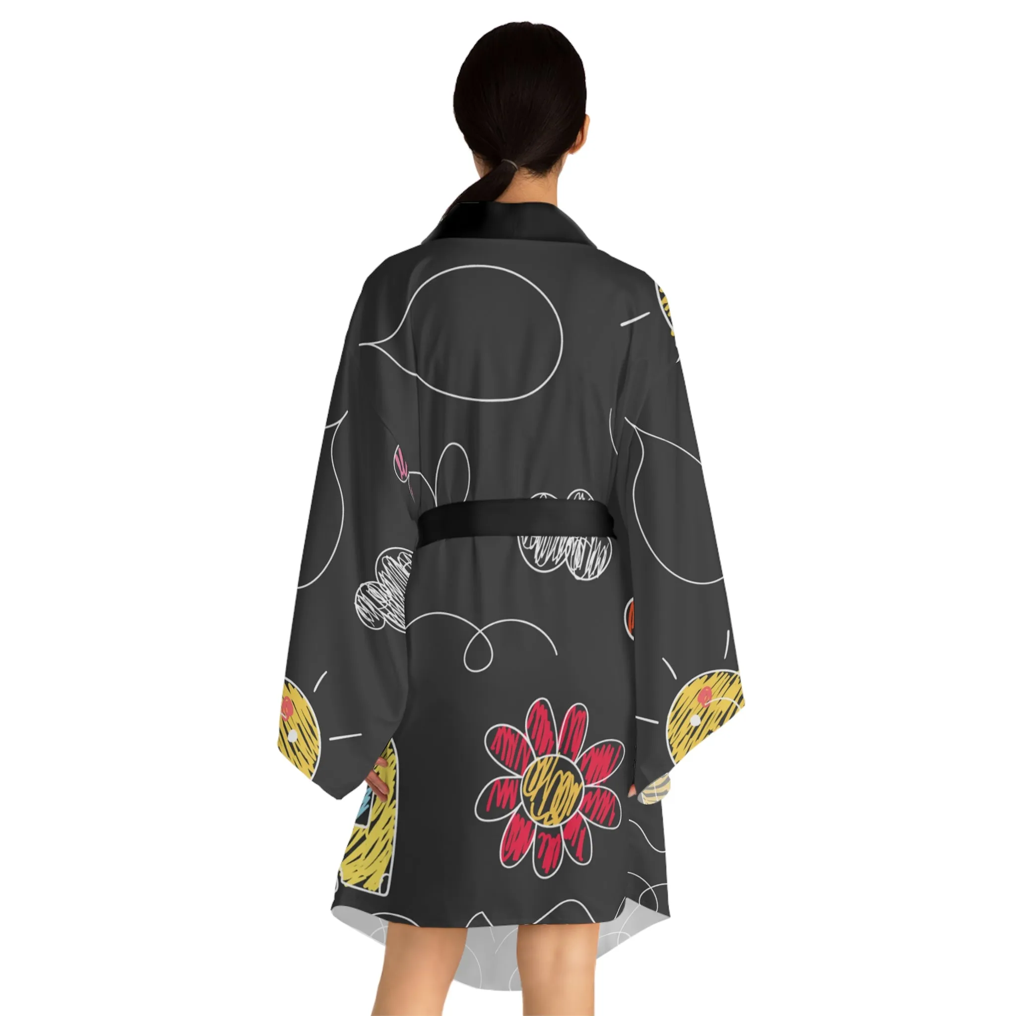 Kids Doodle Playground - Inovax Long Sleeve Kimono Robe