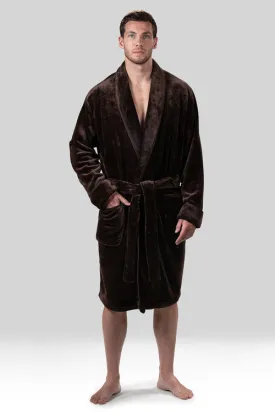 Kinhin Cozy Fleece Piped Collar Robe