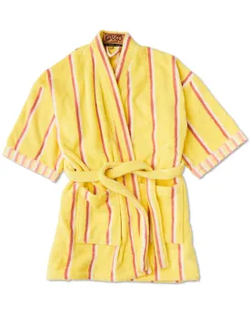 Kip & Co Pina Colada Stripe Terry Mini Bath Robe