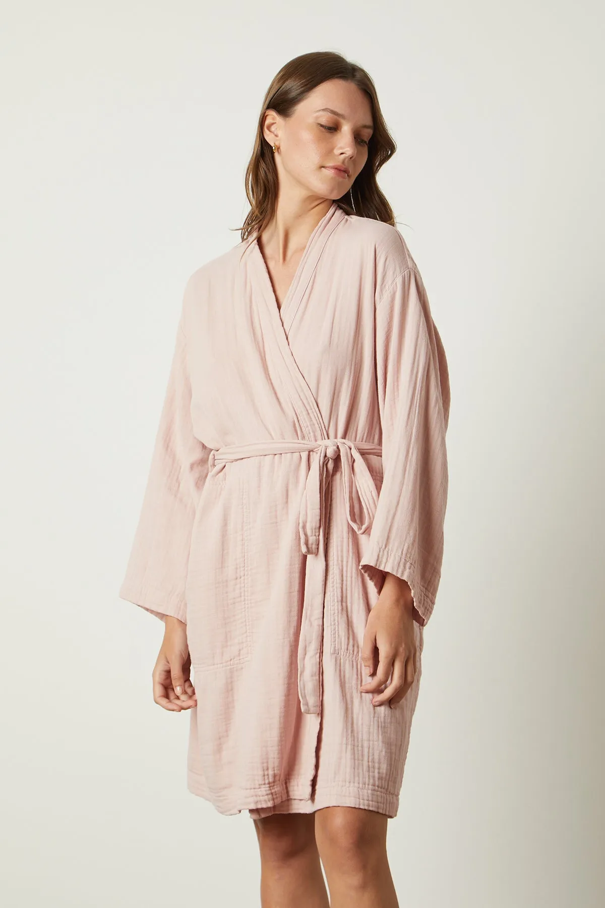 MINI COTTON GAUZE ROBE