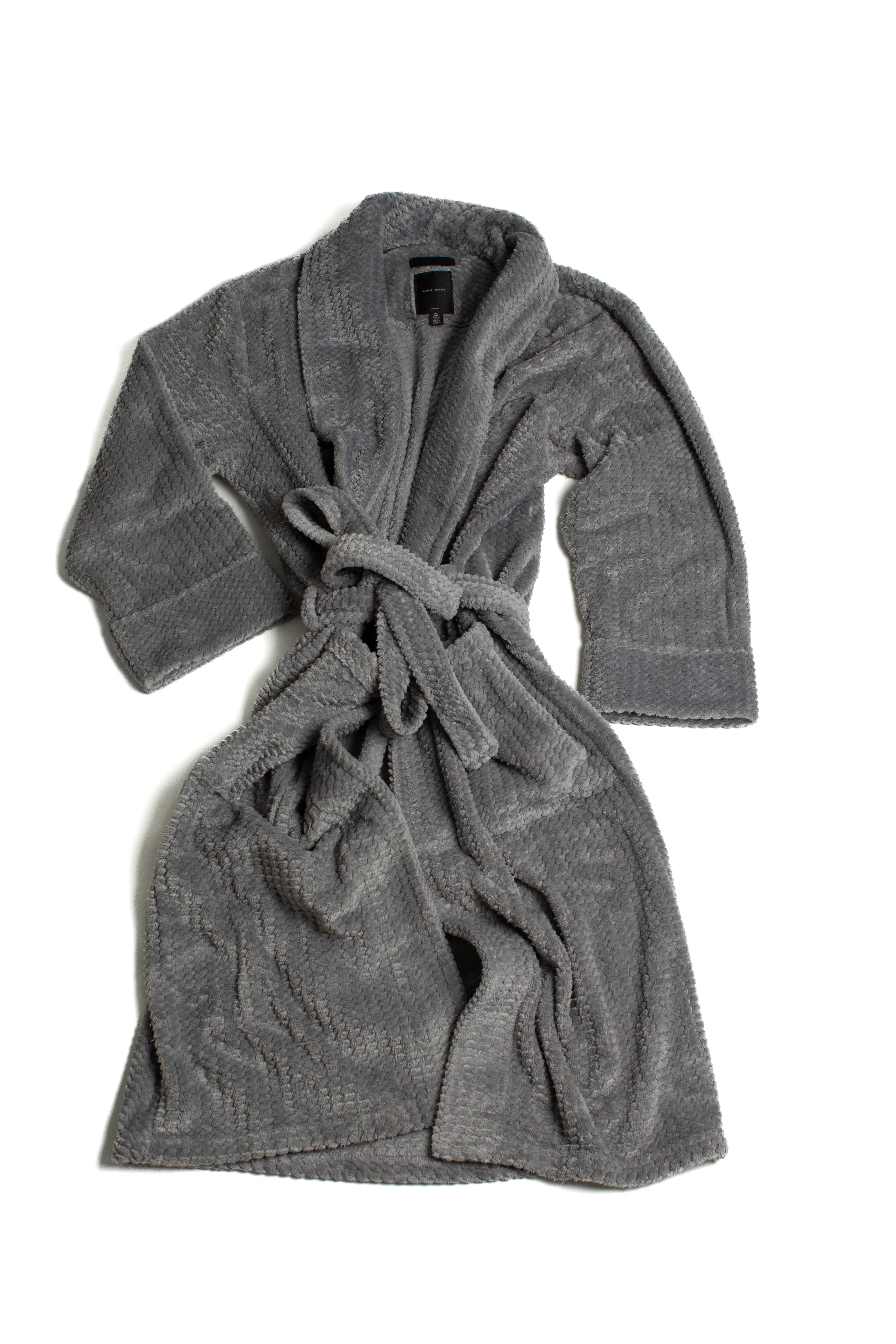 Mosaic Shine Robe in Grey