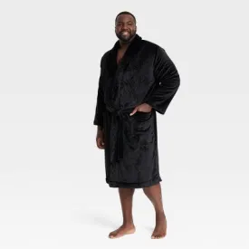 New - Men's Big & Tall Plush Robe - Goodfellow & Co