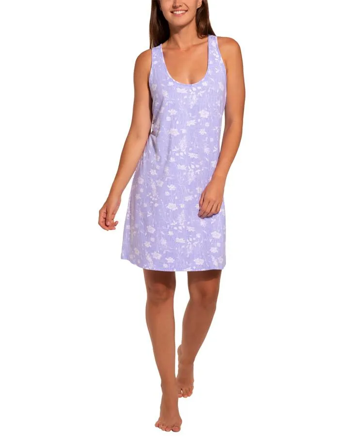 Periwinkle Floral Robe Set