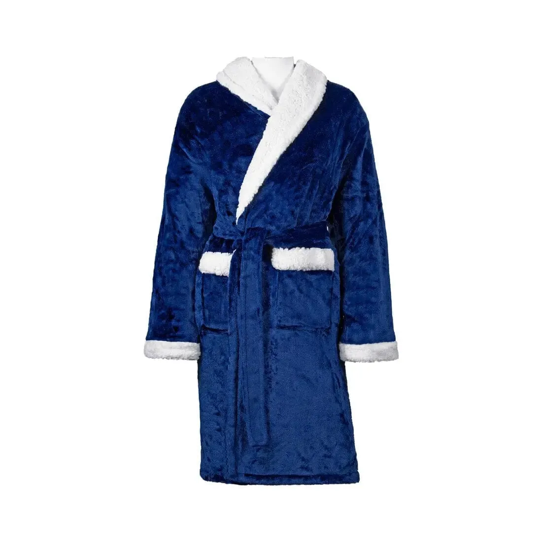 Personalised Back of Robe Sherpa Fleece Dressing Gown