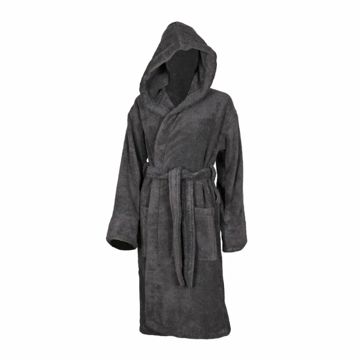 Personalised Egyptian Cotton Hooded Bathrobe - Front and Back Embroidery