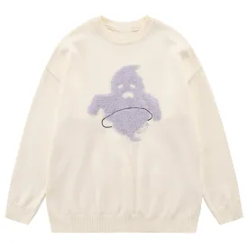 PopFlying Cozy Sweater Cute Ghost