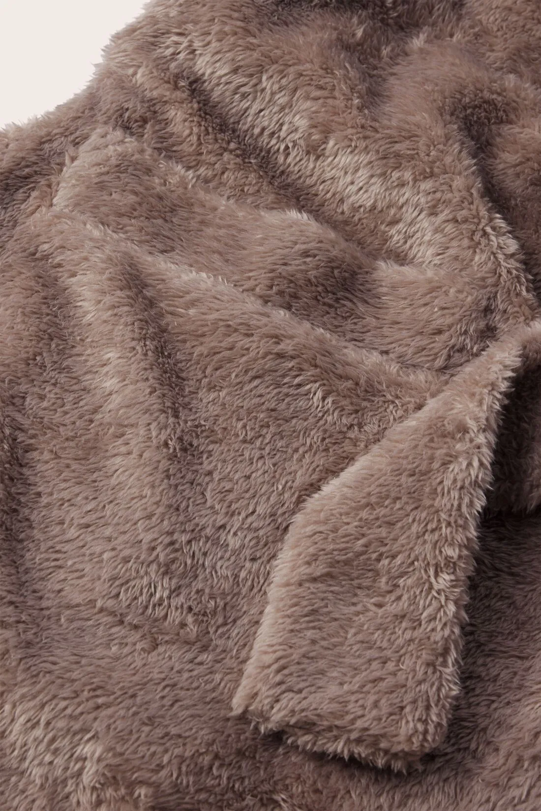 Renew Plush Long Robe in Toffee