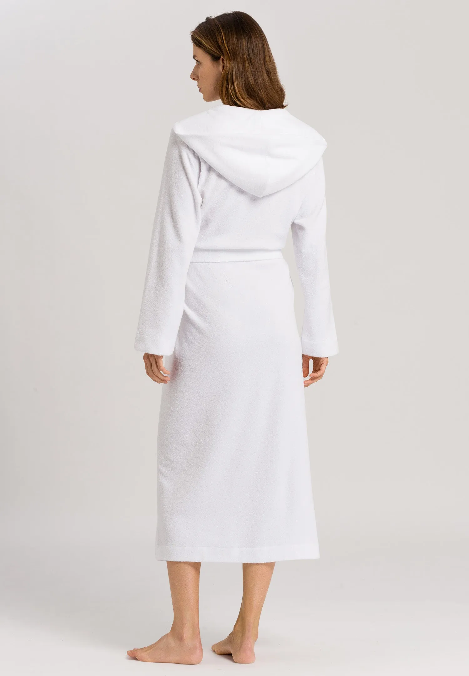 Robe Selection Plush Long Hooded Robe | White 77304-101