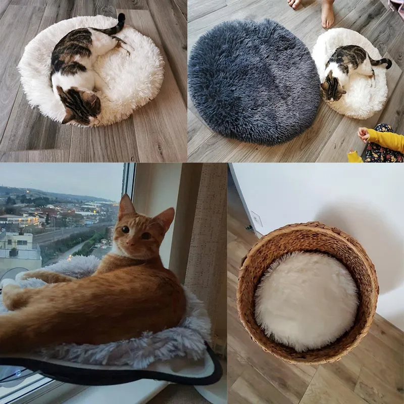 Round Cloud Deep Sleep Rug Bed