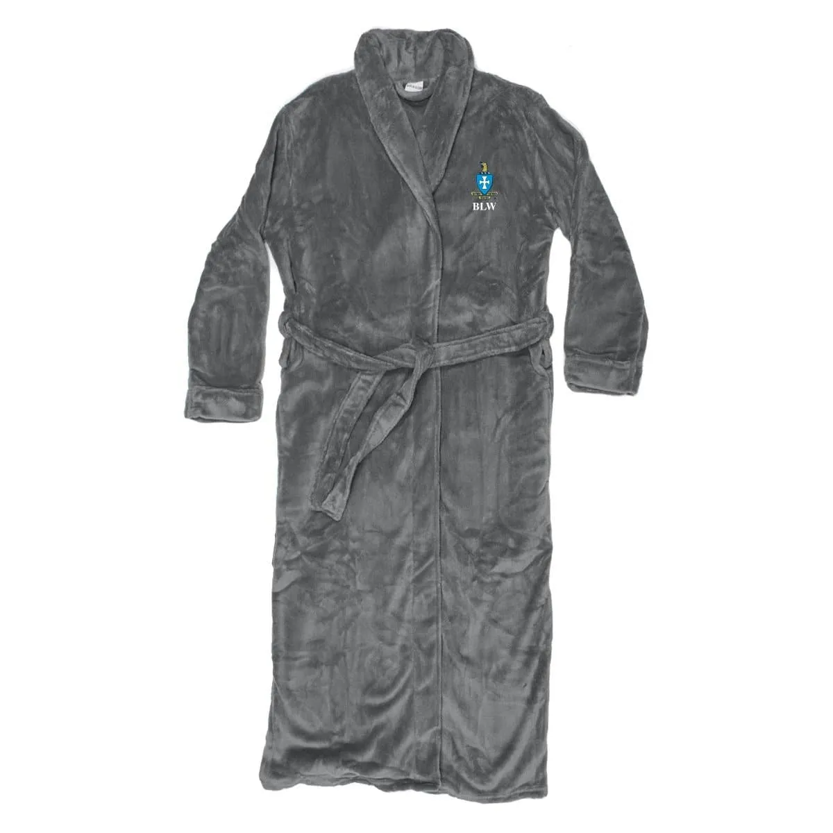 Sigma Chi Personalized Charcoal Ultra Soft Robe