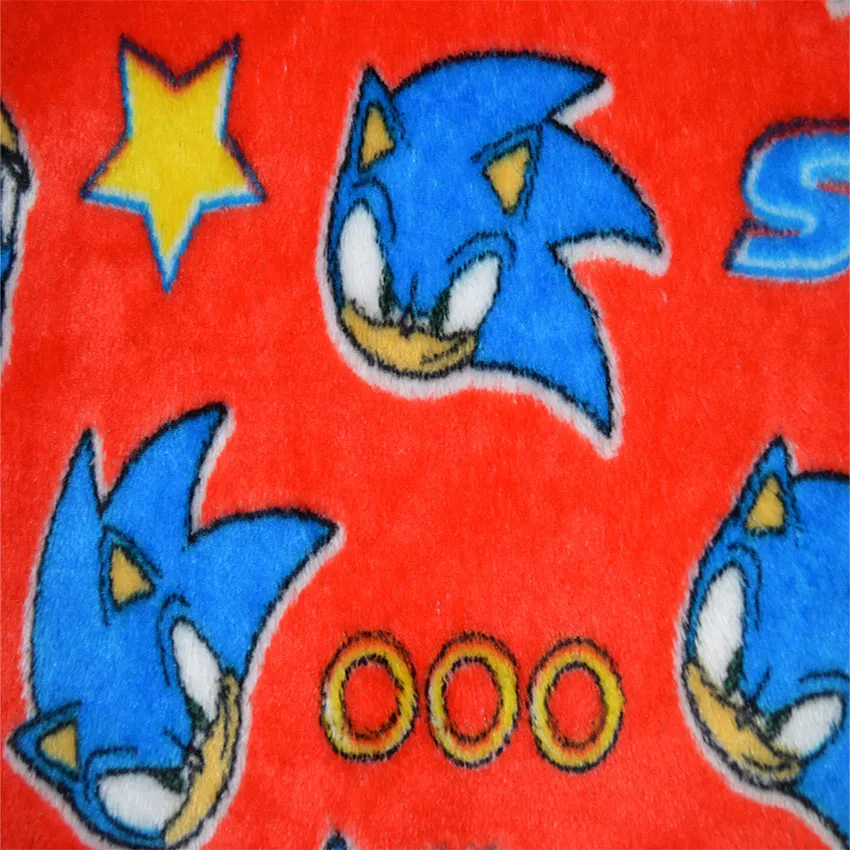 Sonic the Hedgehog Red Plush Boys Robe