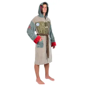 Star Wars Boba Fett Hooded Bathrobe for Men/Women | One Size Fits Most Adults