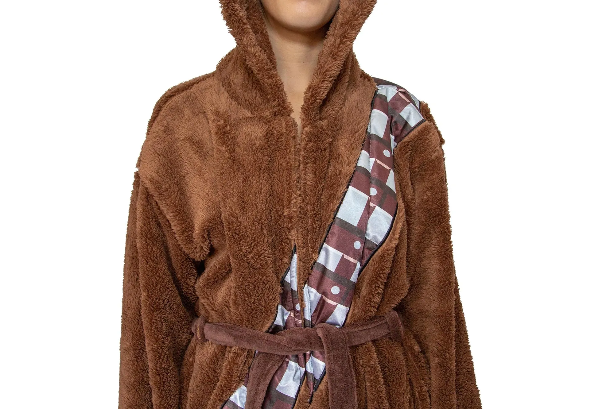 Star Wars Chewbacca Hooded Bathrobe for Adults | One Size Fits Most