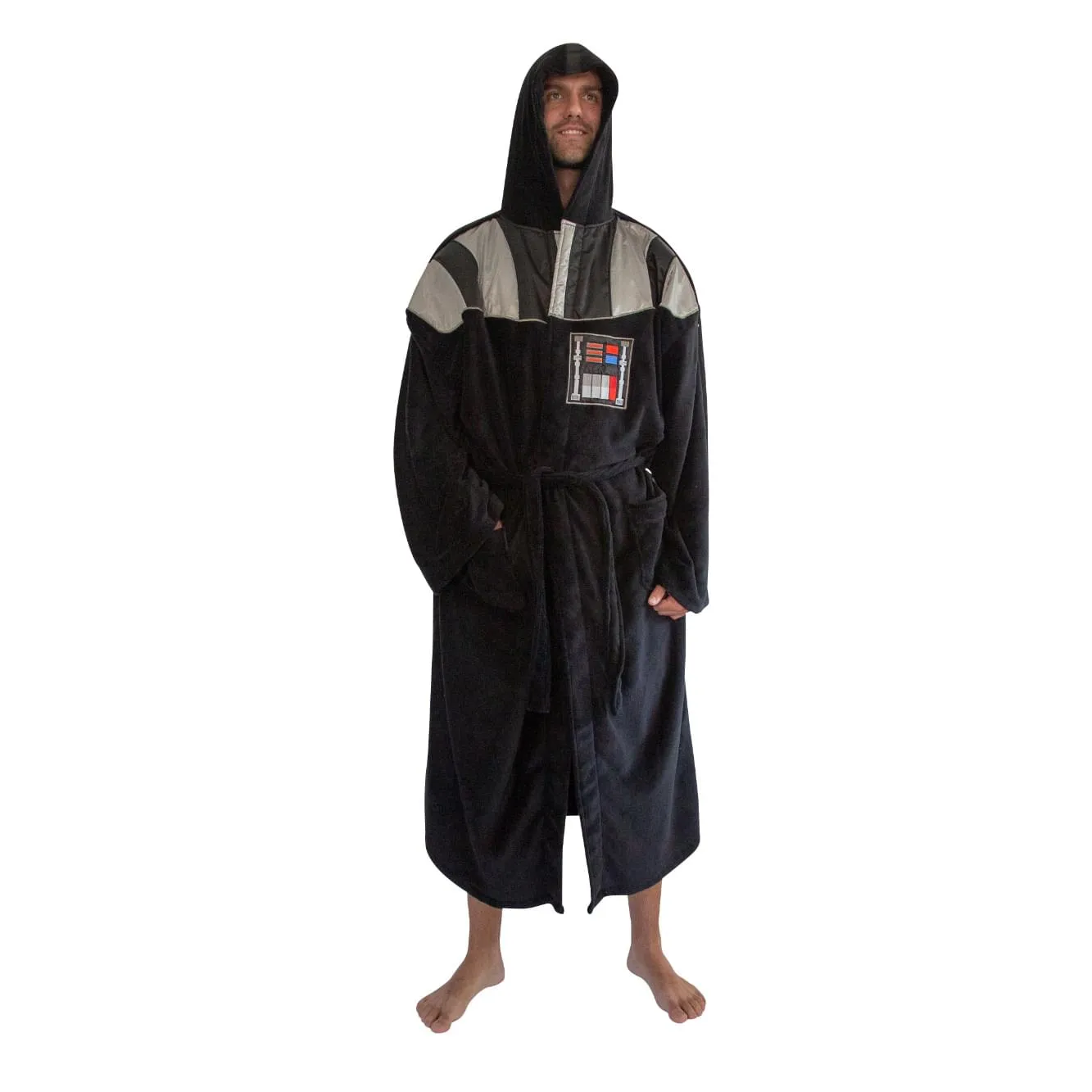 Star Wars Darth Vader Uniform Hooded Bathrobe For Adults | Big And Tall XXL