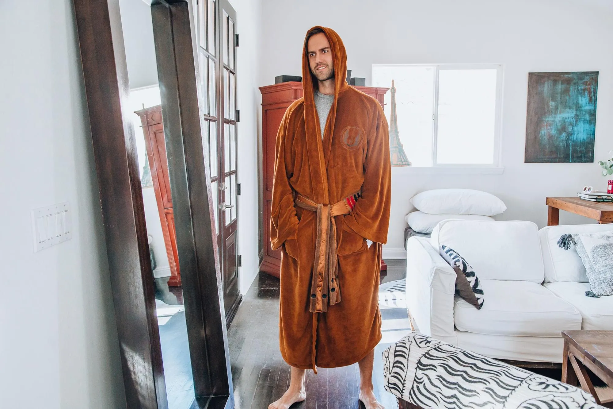 Star Wars Jedi Master Hooded Bathrobe For Adults