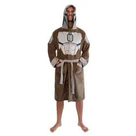 Star Wars: The Mandalorian Bounty Hunter Bathrobe for Adults